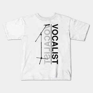 Vokalist Singer Singing Voice Band Member Kids T-Shirt